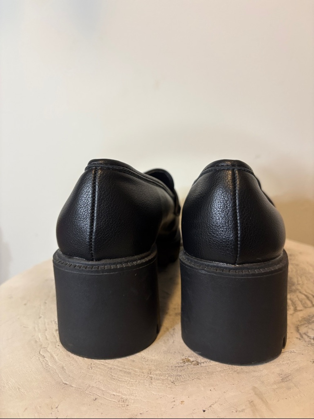 DV by Dolce Vita Black Chunky Platform Loafers - Picture 6 of 11